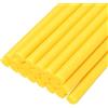 QUARKZMAN 20pz Stick Colla a Caldo per Pistola Colla a Caldo 11mm x 200mm/0,43 x 8 Mini Bastoni di Colla a Caldo Adesiva Giallo