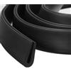 QUARKZMAN Profilo di Protezione a U, Protezione per Bordi con Striscia di Tenuta in Gomma da 6,6 Piedi di Lunghezza Tipo Rotondo, Adatta per Bordi da 2,5-3mm, (5/16 L x 45/64 A) Nero
