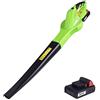 Bakaji 2832155 Soffiatore Elettrico con Batteria agli Ioni di Litio, Ricaricabile, 6 velocità, 20V, 2 Ah