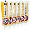 WONEEY 6 X braccio & martello extra bianco professionale sensazione pulita 125 g - 6 pezzi per confezione