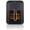 Ufesa Parrot, Friggitrice ad Aria Doppia Resistenza con Vapore, 6 L, 1800 W, 10 Programmi Preimpostati, Finestra e Luce Interna, Ricettario Incluso