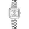 CIVO Orologio Donna Argento Piccolo: Acciaio Analogico Quadrato Orologi da Polso Impermeabile - Elegante Regalo Donna
