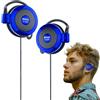Bvizyelck Auricolare In-Ear, Auricolari Sport Con Clip Regolabile, Cuffie Con Filo Per Fitness E Sport, Cuffia Clip-Type Sport, Cuffie In Ear Antisudore E Antischizzo, Auricolari Con Cablati Per Correre Fitness