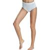 Cotonella 6 Pezzi Slip Donna 8126S Midi in Cotone Elasticizzato a Vita Alta, Bianco 7/3XL