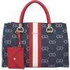 Liu Jo Jeans LIU JO BORSA AA5008D3200 Borsa a mano realizzata in tessuto denim comoda, pratica e capiente divisa in tre scomparti di cui quello centrale chiuso con bottone calamita 34 x 15 x 25 cm
