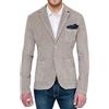Mat Sartoriale Giacca Uomo Sartoriale Beige in Velluto Casual Elegante 100% Made in Italy (l)