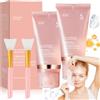GTJEOI Collagen Night Wrapping Mask, 2 Pezzi 75 ml Maschera Collagene Viso, Maschera Viso Peel Off al Collagene Biologico, Maschera Peel Off per Migliorare L'elasticità Della Pelle, Idratare
