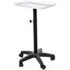 Wakects Carrello per parrucchieri in alluminio, con ruote libere da 15 piedi per negozi medici e dentisti, 45 x 33 x 65 cm