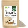 Alpi Nature Zucchero Vanigliato Bourbon BIO 200g, Premium Zucchero di Canna in Polvere e Grezzo con Baccelli di Vaniglia del Madagascar Tritati