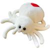 NEFLUM 9.84'' Peluche Di Ragno Dei Cartoni Animati, Halloween Home Decor Furry Short Plush Tarantula Plush Doll, Prank Puntelli Animali Di Peluche Gotici, Peluche Ragno Spettrale Paffuto Cuscino Da Lancio