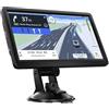 NEWFUN GPS Auto, 9 Pollice GPS Pesi Pesanti, Navigazione Automatica HD Touch Screen, Multi-Lingue Guida Vocale, 2025 Mappatura UK Europa, Installata Aggiornamento Libero a Vita