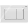 Geberit Sigma40 placca di azionamento Square, 115629SI1, Square Sigma40 [Placche di Scarico > Placche di Scarico per WC]
