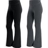 KAKU NANU Leggins Bambina Estivi Sportivi Palestra Leggings Yoga Neri 7 8 Anni