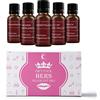Mystic Moments | Kit Regalo Iniziale di Oli Profumati HERS | 5 x 10ml | Champagne, Margarita Frozen, Caprifoglio, Mughetto, Fiore di Pesco | Ricche Fragranze di Lunga Durata
