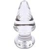 BONDAGERIE® Plug anale Bullet in Vetro Trasparente