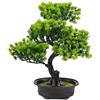 AIBAOBAO Bonsai Artificiale Realistico, 34x28 cm, Bonsai Finto,Pianta Finta da Interno, Albero Artificiale Piantina Finta Decorativa, per Tavolo Scrivania Soggiorno Mensole Balcone Ufficio
