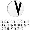 Design Letters Piatti Bianco (A-Z) | Piatti Moderni in Porcellana | Piatti Decorativi | Piatti Pizza | Idee Regalo Uomo & Regalo Donna | Piatto Perfetto per Decorazioni per La Casa