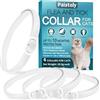 Paistely Collare Antipulci Gatto, Collare Antiparassitario Per Gatti Sicuro ed Efficace Realizzato Con Oli Essenziali Naturali, 10 Mesi Collari Anti Pulci e Zecche Gatti (48cm *4)