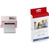 Canon Selphy CP1500, stampante fotografica a sublimazione wireless rosa & Carta, Colore, One Size