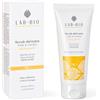 LAB-BIO Scrub Viso Corpo Naturale con Zafferano, Miele e Olio di Canapa - Esfoliante Delicato con Granuli di Mandorla e Nocciolo - Pelle Luminosa, Morbida e Rigenerata - 100ml