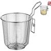 Generico Cestello Per Pasta Separati in Acciaio Inox,Scolapasta in Acciaio Inox Con Manico,Cuoci Pasta a Scomparti Con Divisori,Colino a Maglia Fine Per Pentola Calda, Per Scolare Pasta e Verdure (1 PCS)