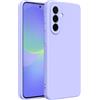 Captor Cover Custodia Colorata in Silicone Liquido per Samsung Galaxy A36 5G, Alta Qualità con Bordo Rialzato per Schermo e Protezione Fotocamera Morbida Con Microfibra Interna (Lavanda Blu)