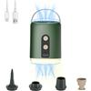 Miiepls Luziyun Pompa Elettrica per Materasso Gonfiabile, 1600mAh Pompa Elettrica Portatile, 4.5KPa Mini Pompa Sottovuoto Con 4 Ugelli,Luci e Borsa Conservazione per Materassi ad Aria, Piscina Giocattoli