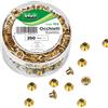 LEBEZ SCATOLA 250 OCCHIELLI OTTONE PER OCCHIELLATRICE DIAM.5MM 102
