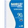BM BLOCCO COLLATO FORATI RINFORZATI BANDUP A4 90gr 40fg 4mm BM 0106435