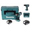 Makita Ddf 459 T1J 18 v Trapano avvitatore a batteria in valigetta Makpac + 1x Batteria 5,0 Ah - (senza caricatore) - Makita