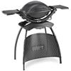 Weber - Q1400 Barbecue Elettrico, 43 x 32cm, con supporto, Dark Grey (52020053)