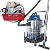 Scheppach Aspiratore aspirapolvere aspiraliquidi bidone inox 1400w 50l Scheppach asp50-es