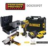Dewalt DCK255P2T kit utensili brushless xr 18V DCD796 DCG405FN con valigia tstak - Dewalt