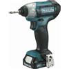 Makita Avvitatore a impulsi 12 v cxt Li-Ion 2 Ah 110 Nm Makita 2 batterie, caricabatterie, valigetta - TD110DWAE