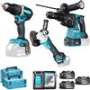 Makita - Set Elettroutensili DLX3119TJ 18V 5Ah