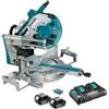 Makita Troncatrice radiale 36V (2x18V) lxt Ø305 mm Makita con 2 batterie 18V 5.0Ah - caricabatterie - modulo aws - DLS211PT2U