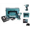 Makita Avvitatore a impulsi a batteria Makita dtd 156 RT1J 18V 155Nm + 1x batteria ricaricabile 5.0Ah + caricabatterie + Makpac