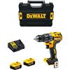 Dewalt Trapano avvitatore DEWALT 18V Brushless + 2 batterie Li-Ion 5Ah + valigetta Tstak - DCD791P2