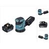 Makita Levigatrice orbitale a batteria Makita DBO 180 G1 18 V - 125 mm + 1x batteria 6,0 Ah - senza caricabatterie
