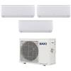 Baxi - Climatizzatore Condizionatore Trial Split Inverter serie astra 9+9+12 con LSGT60-3M R-32 Wi-Fi Optional 9000+9000+12000 - Novità