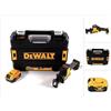 Dewalt - Sega a nastro a batteria dcs 369 nt 18 v + 1x batteria 5,0 Ah + tstak - senza caricabatterie