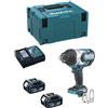 Makita Avvitatore ad Impulsi Makita DTW1001RTJ (2 x 5,0 Ah + DC18RC + makpac 3)