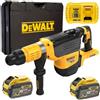 Dewalt - Martello perforatore SDS-Max xr Flexvolt 54V 19,4J + 2 batterie 3 Ah - DCH775X2-QW