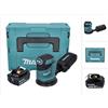 Makita Levigatrice orbitale a batteria Makita DBO 180 F1J 18 V - 125 mm + 1x batteria 3,0 Ah + Makpac - senza caricabatterie
