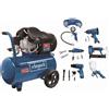 Scheppach - Compressore d'aria HC55DC 2 cilindri - 50L 2200W 3HP 10 bar - 5906101904