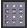 HIKVISION Modulo tastiera per postazione esterna IP65 Hikvision DS-KD-KP