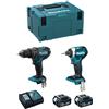 Makita - Kit MK219RTJ (DHP482 + DTD154 + 2 x 5,0 Ah + DC18RC + makpac 3)
