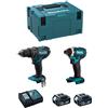 Makita - Kit MK218RTJ (DHP482 + DTD152 + 2 x 5,0 Ah + DC18RC + makpac 3)