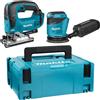Makita - Seghetto alternativo DJV182 + Levigatrice eccentrica db O180 nu makpac DLX2276J