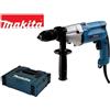 Makita Trapano elettrico a percussione 720W autoserrante 13mm con valigetta makpac Makita HP2051FJ